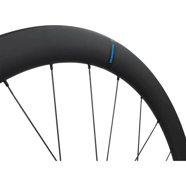 Shimano Carbon Road Racing Disc Brake Wheel WH-RS710-C46-TL disc clincher 46 mm, 11/12-speed rear 12x142 mm Shimano