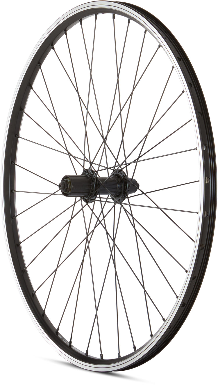 MTB Rear Quick Release Cassette Wheel black 26 inch