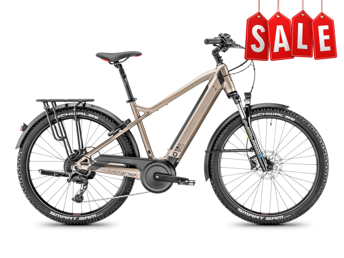 Moustache Samedi 27 Xroad Titanium - Large 53cm - 625Wh