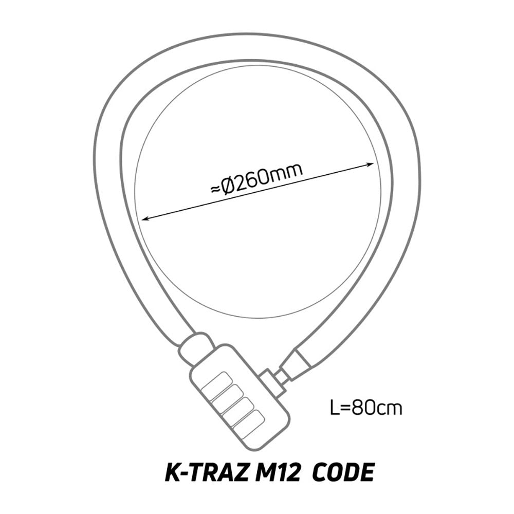 Zefal K-Traz M12 Code Lock