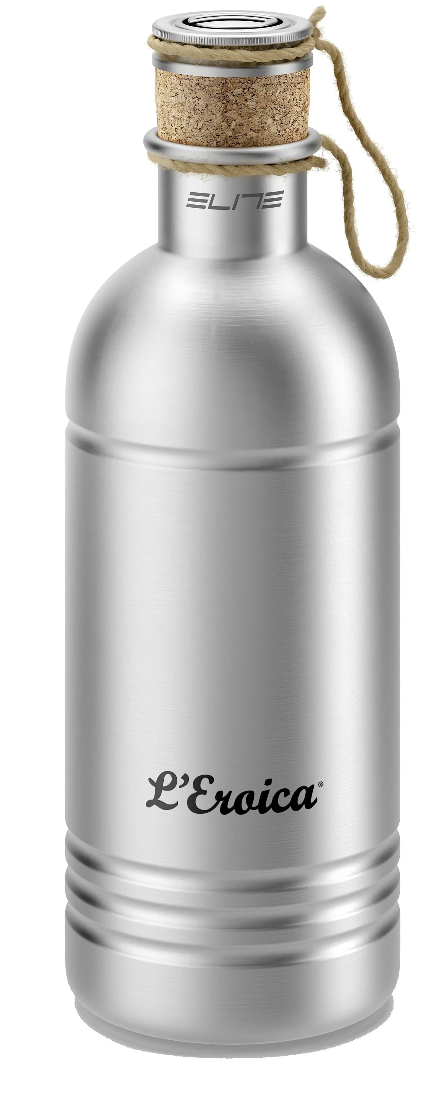 Eroica aluminium bottle with cork stopper 600 ml